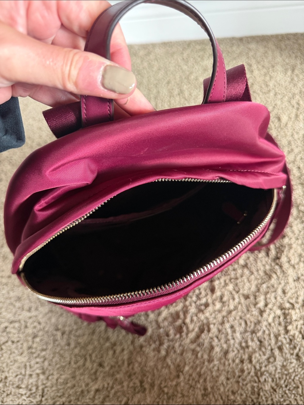 kate spade Nylon Backpack in Raspberry - Picture 4 of 4